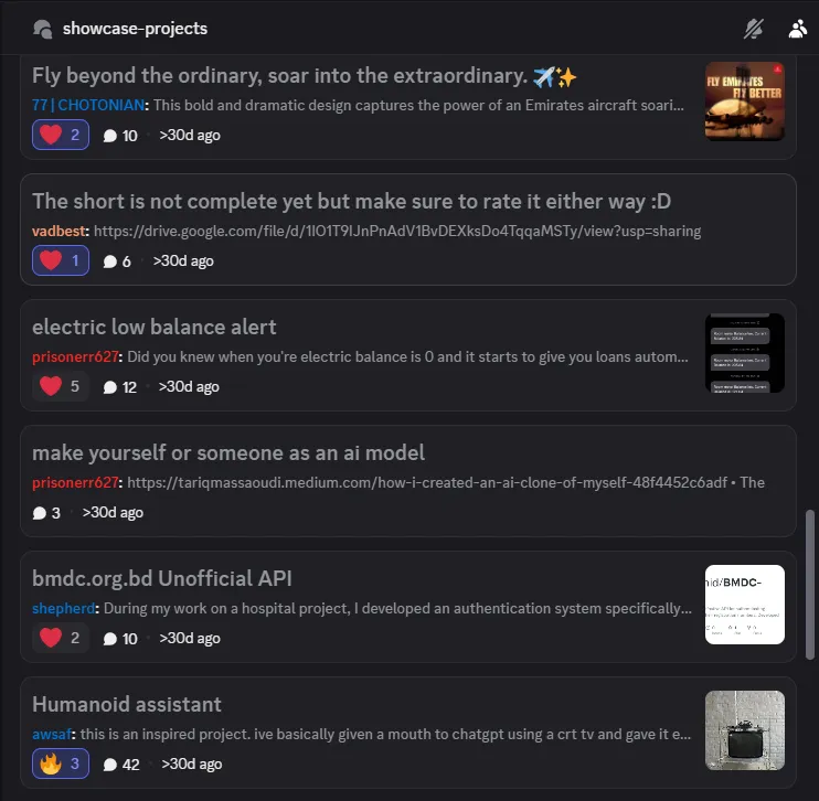 Share Projects